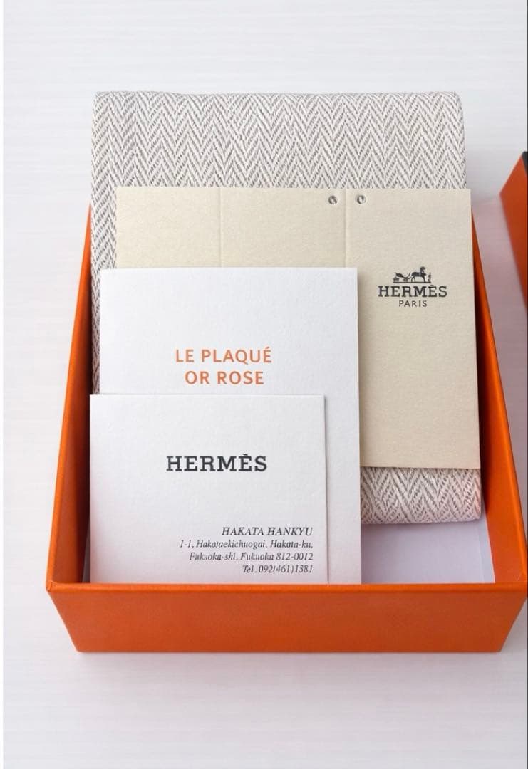 HERMES ポップhネックレス　マロングラッセ×ホワイト
