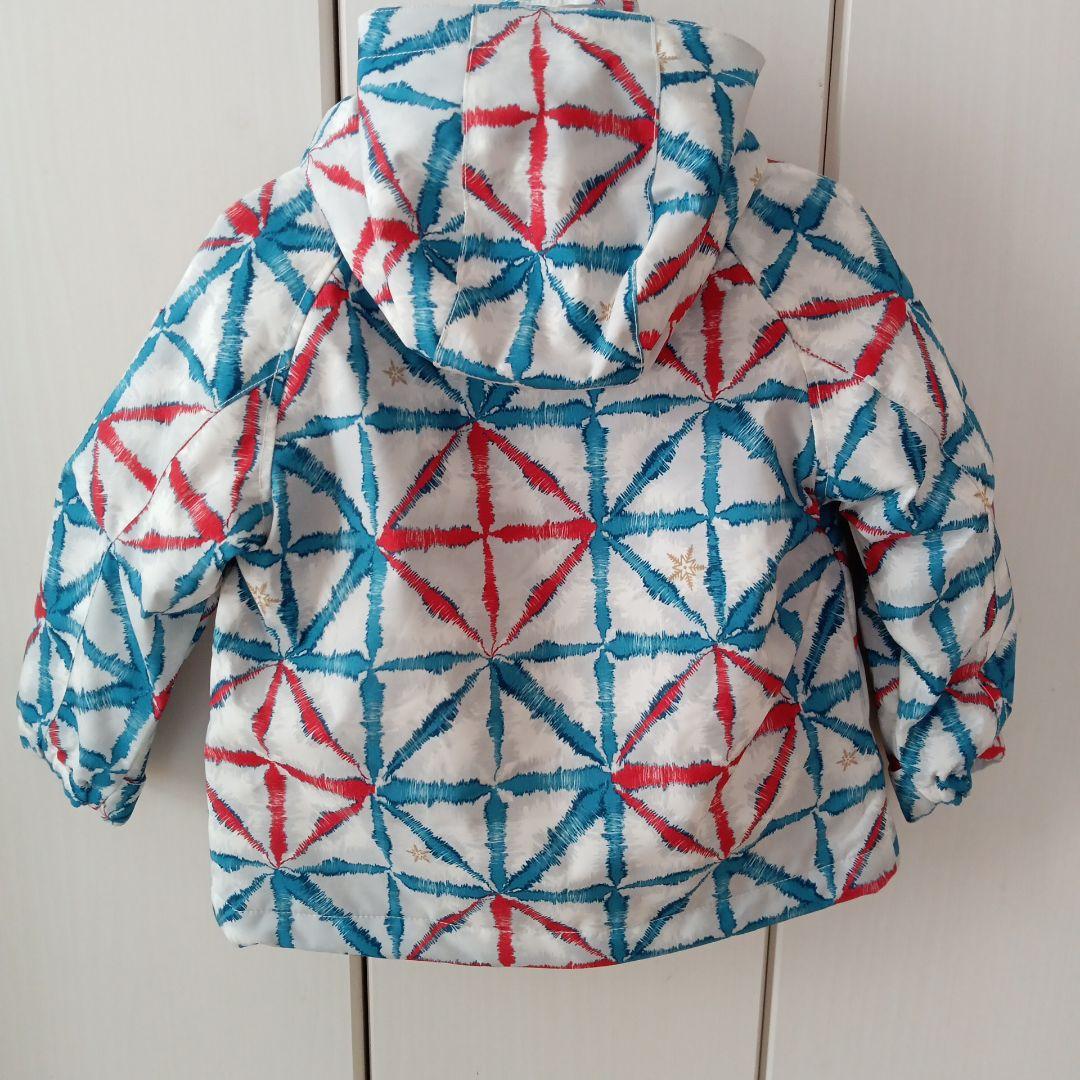 新品　未使用　nima 幾何学模様 ジャケット＆パンツ　スキーウエア　100㌢