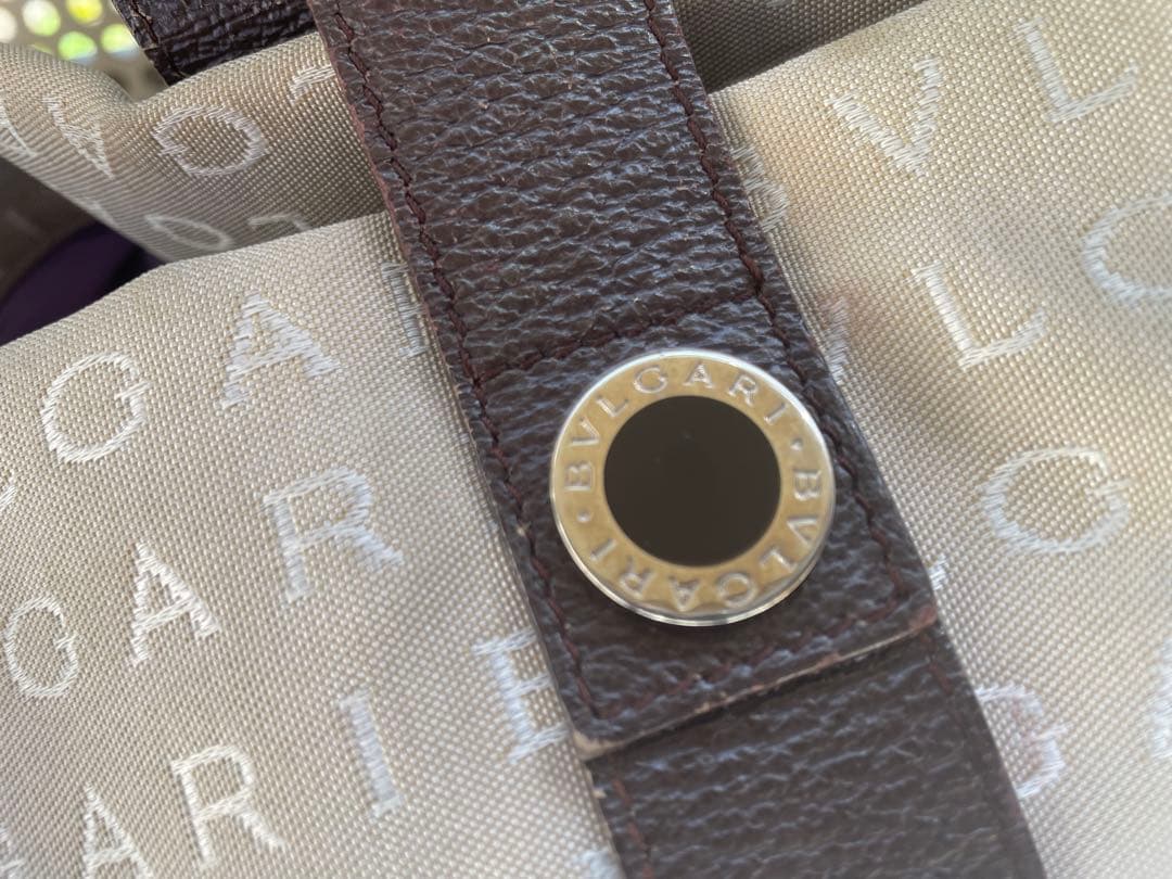 BVLGARI ロゴプリント トートバッグ