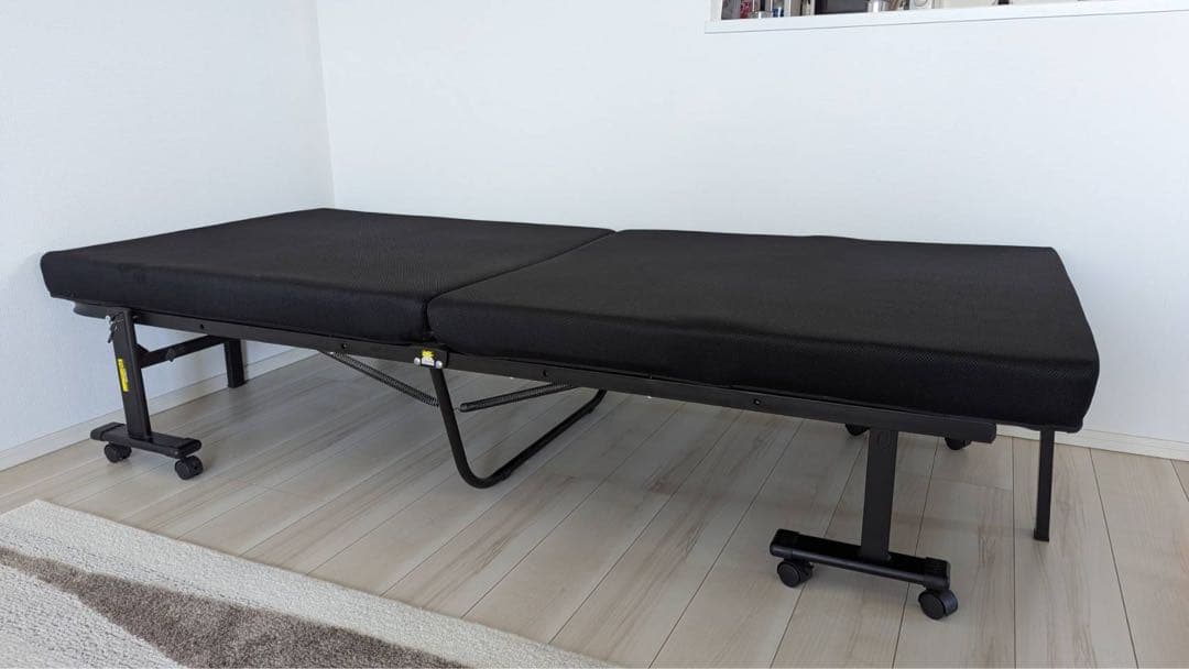 折りたたみベッド ブラック　KRH 引き取り限定