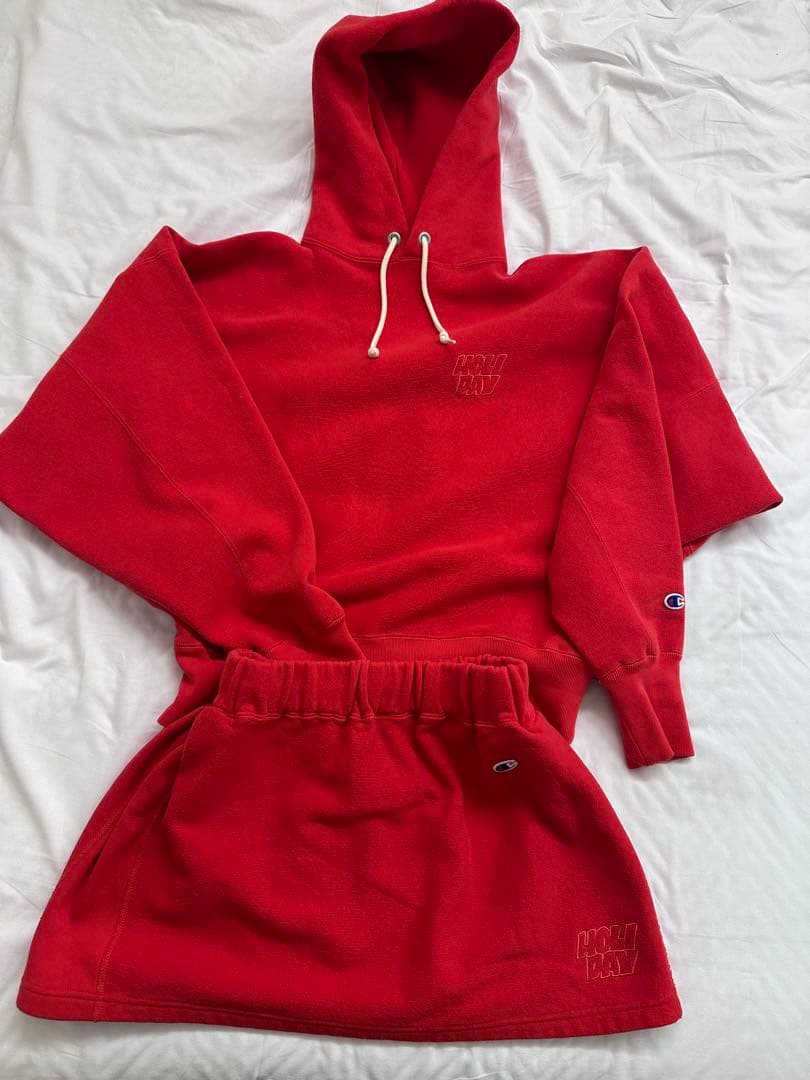 holiday ジャーナルスタンダードChampion スカートフーディーセット