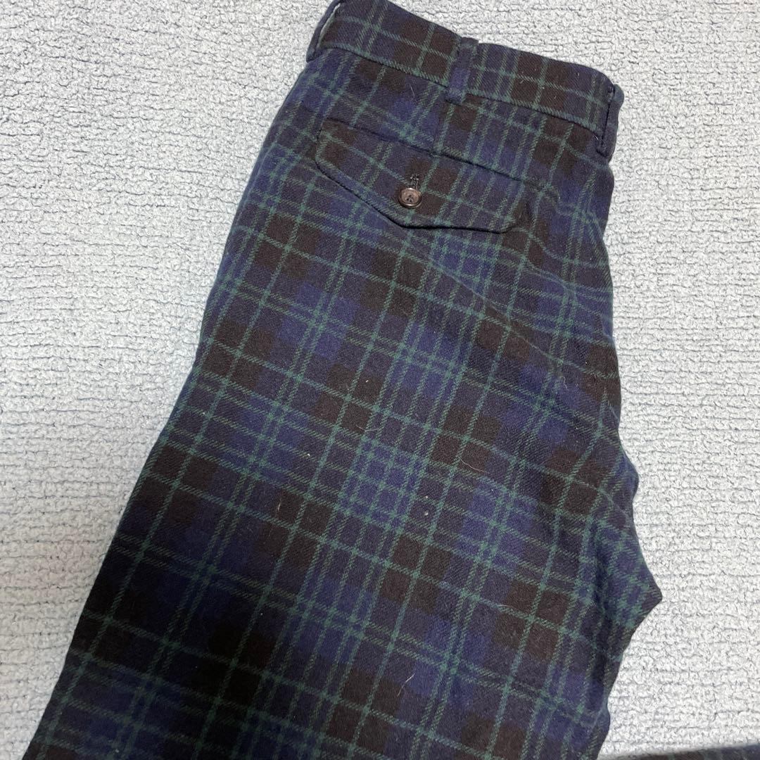 コムデギャルソンオム、ブラックウオッチ、パンツ