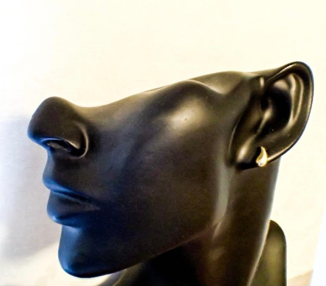 【美品】ティファニー K18YG ティアドロップ ピアス 片方のみ