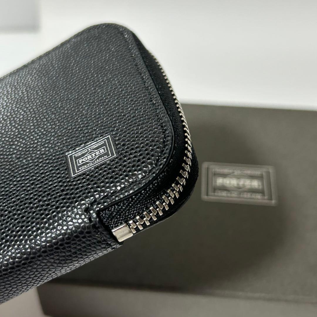 新品 PORTER ポーター キーケース 鍵入れ レザー 箱付き ブラック