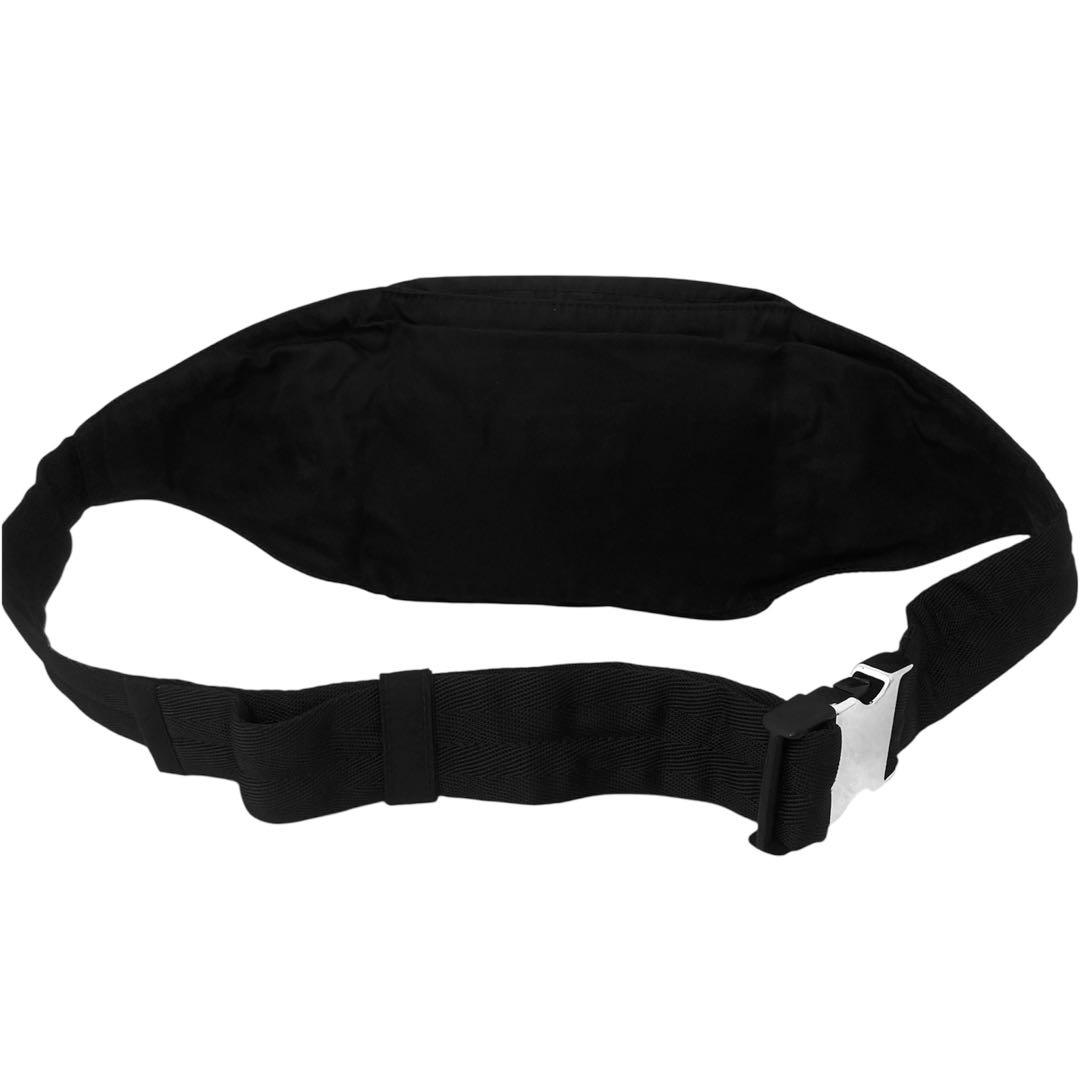 希少　美品　PRADA プラダ　ウエストバッグ　ボディバッグ　ブラック　ナイロン