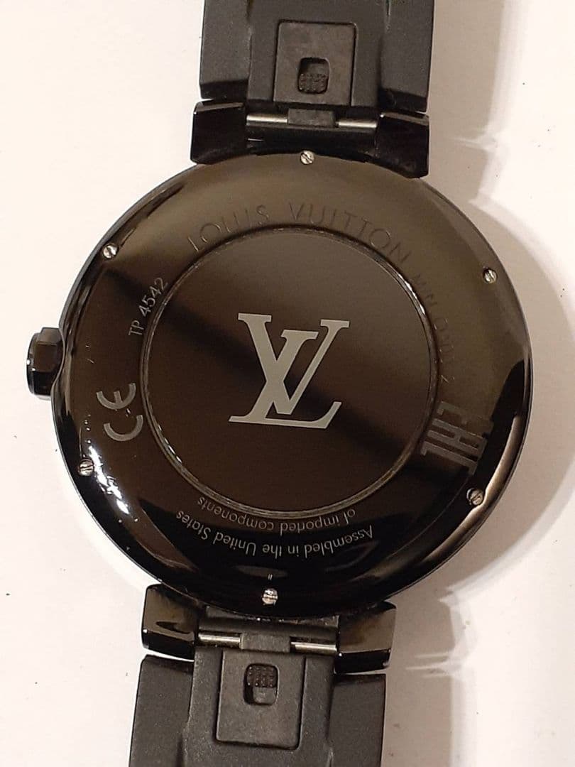 美品　ルイヴィトン タンブール ホライゾン QA002Z 腕時計