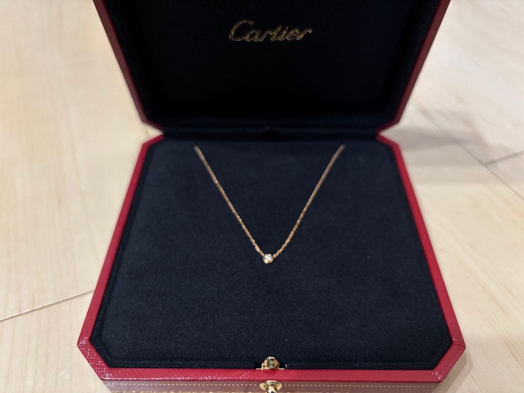 カルティエ ダムールネックレス XS ピンクゴールド