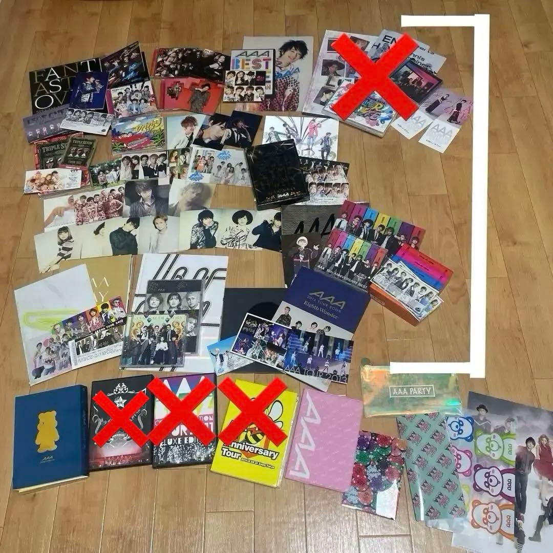 AAA まとめ売り LIVEDVD 写真集 クリアファイル