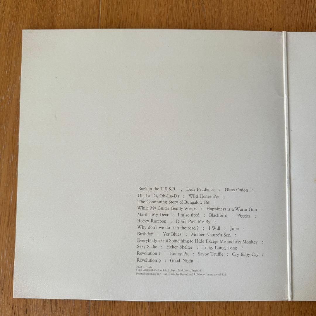 The Beatles - White Album ホワイトアルバム UK盤
