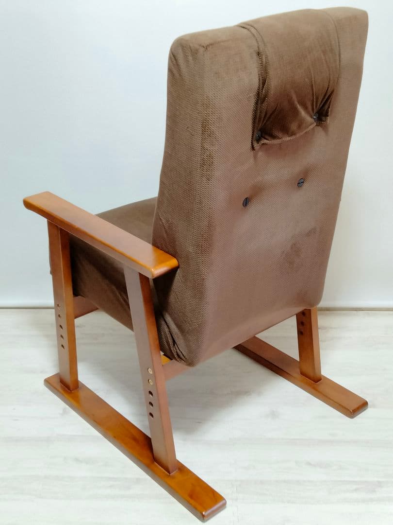 腰をいたわる高座椅子　YS-1625　ブラウン