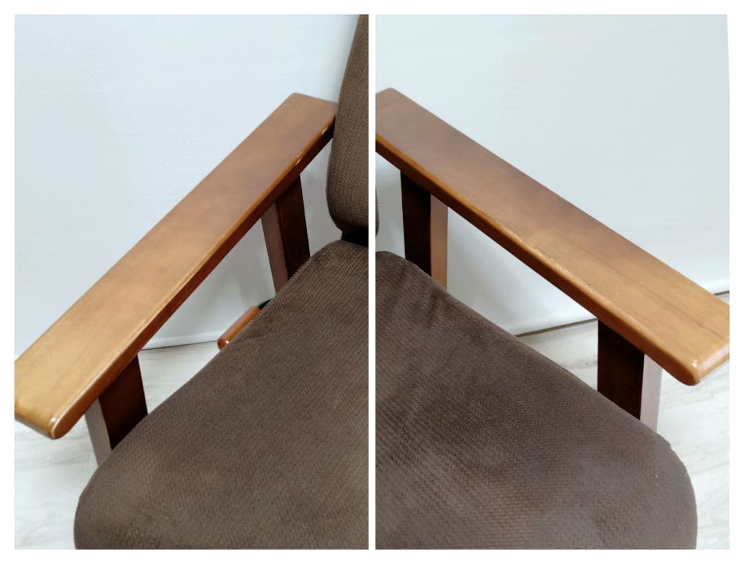 腰をいたわる高座椅子　YS-1625　ブラウン