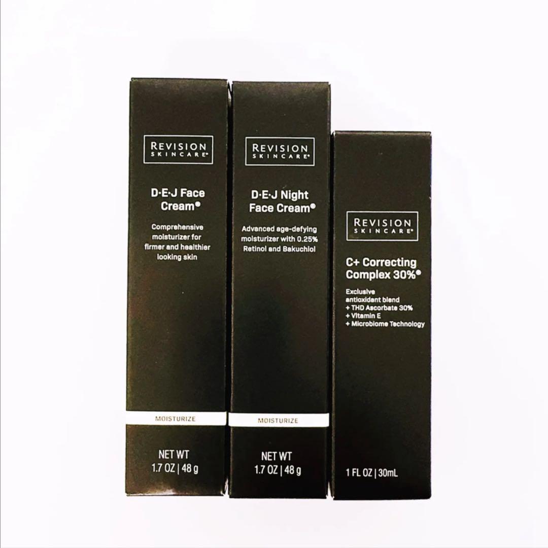 DEJフェイスクリーム　DEJナイトフェイスクリーム　C＋ 3点　リビジョン