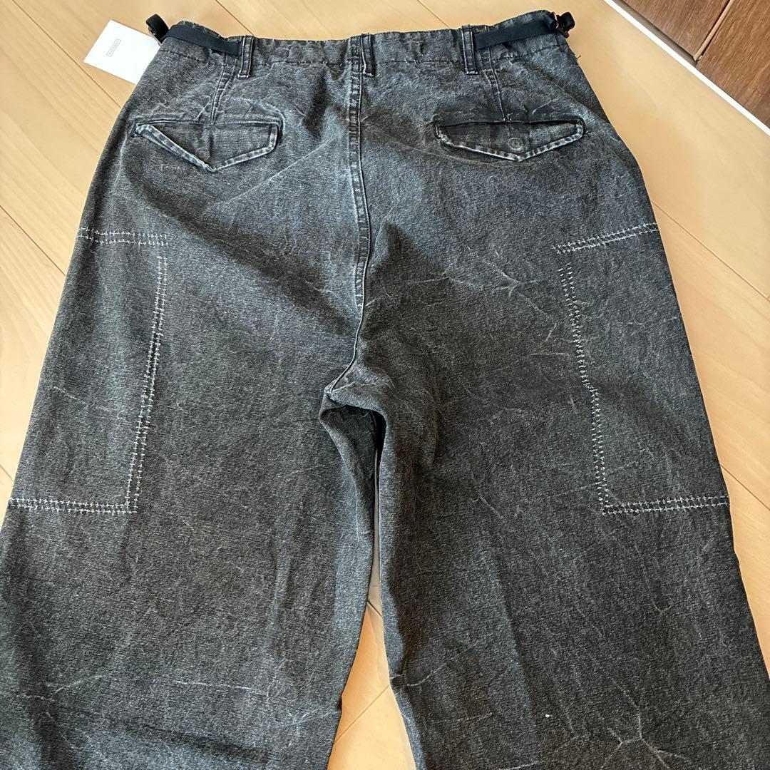 A PRESSE新品タグブラックデニムワイドアプレッセ