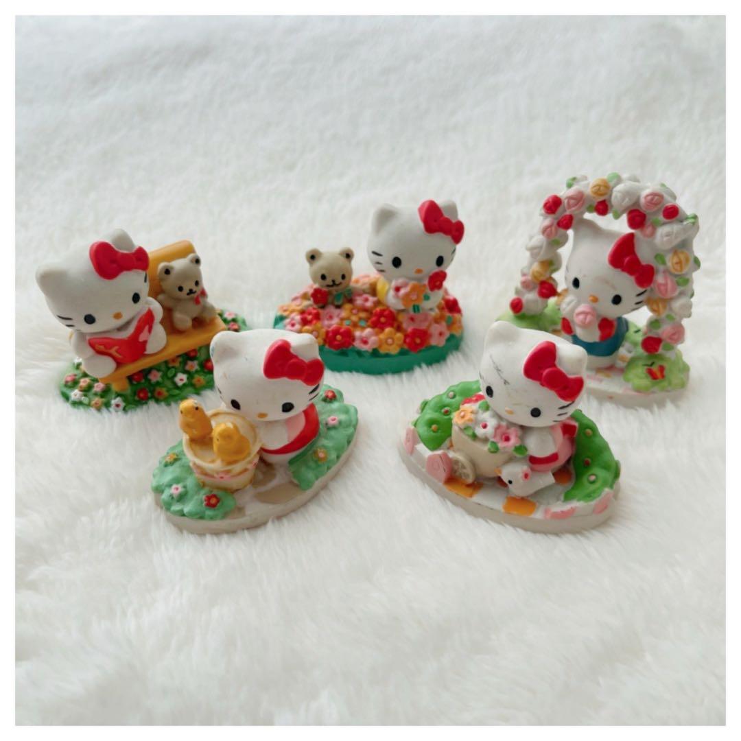 当時物 レア ハローキティ 陶器 置物 フィギュア まとめ売り 1998年製