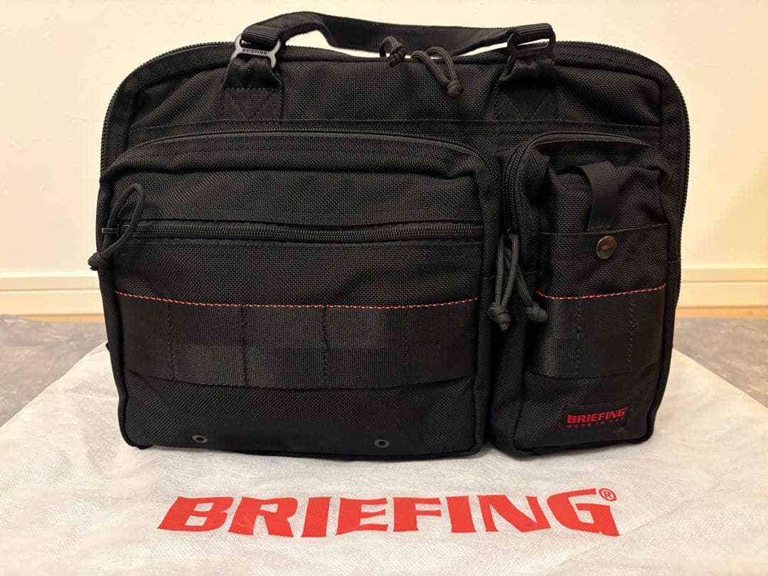 美品 BRIEFING_2WAY_ビジネス_ショルダーバッグ_ブリーフィング