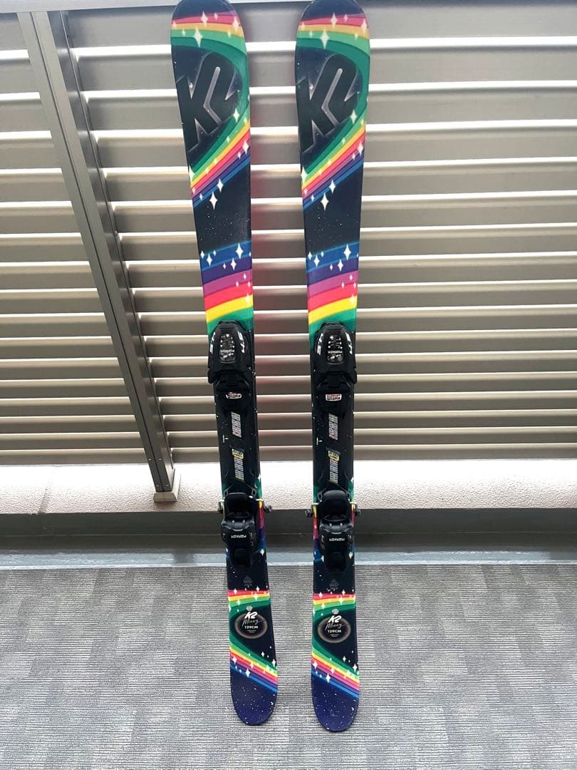 【お値引中】K2 Missy ジュニアスキー 129CM ビンディング付き