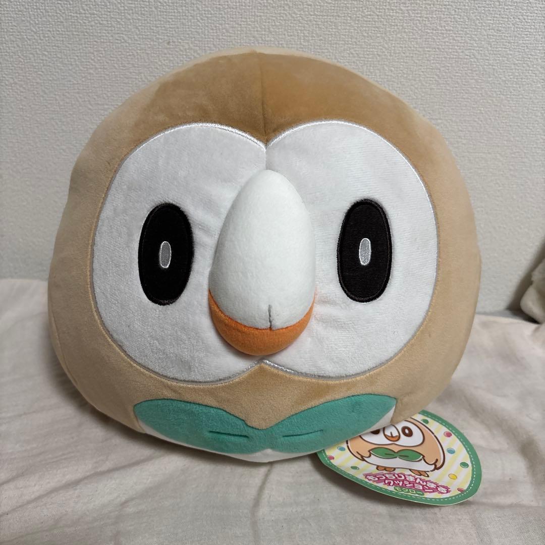 【タグ付き】 もっちりまんまるクッション　モクロー