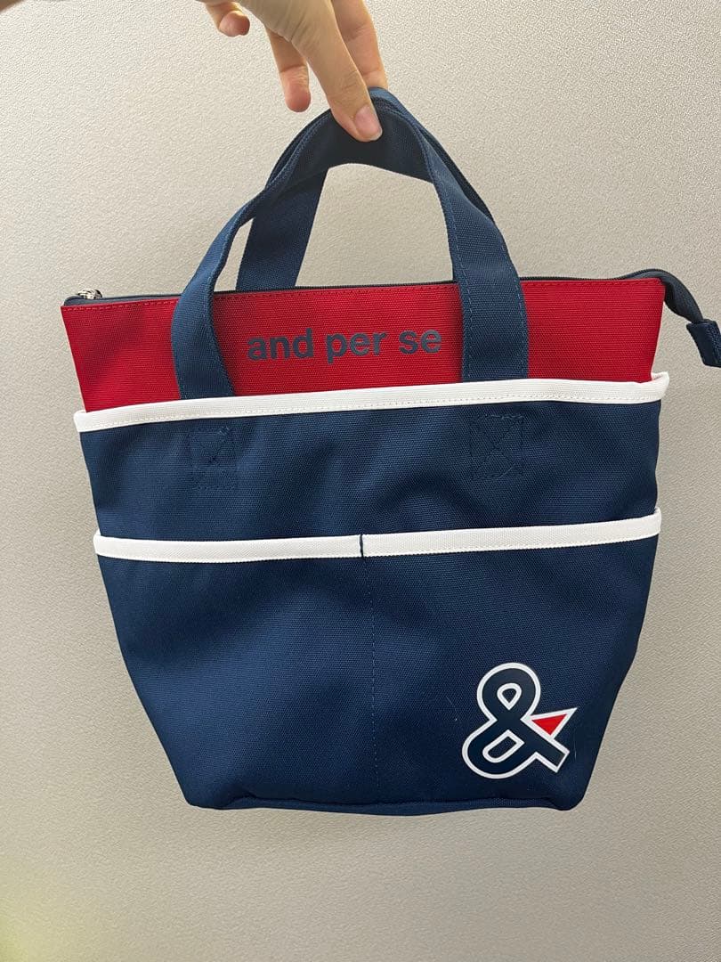 And per se ラウンドバッグ　保冷バッグ　アンパスィ