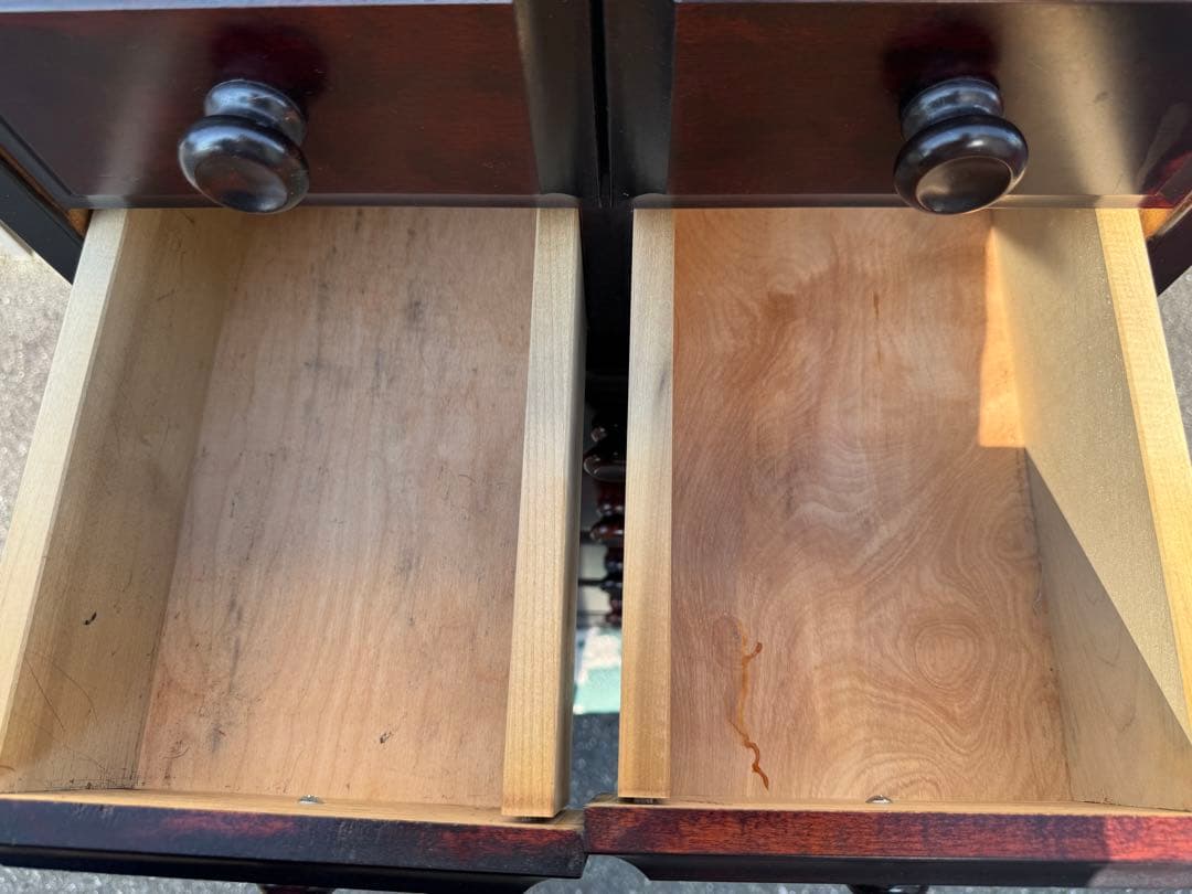 北海道民芸家具 6段チェスト ハイチェスト キャビネット 整理箪笥