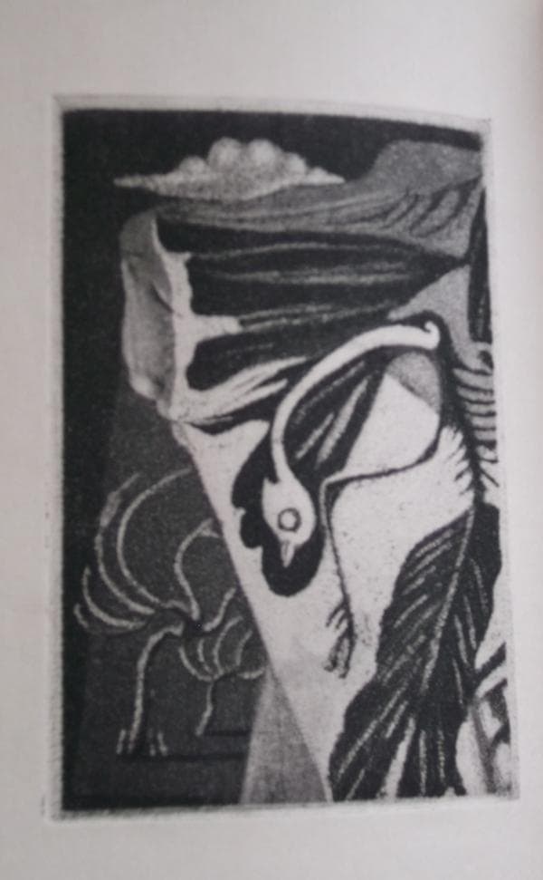 限定本「黄眠詩撰」　日夏耿之介・関野準一郎オリジナル銅版　画限定４８部の内４１番