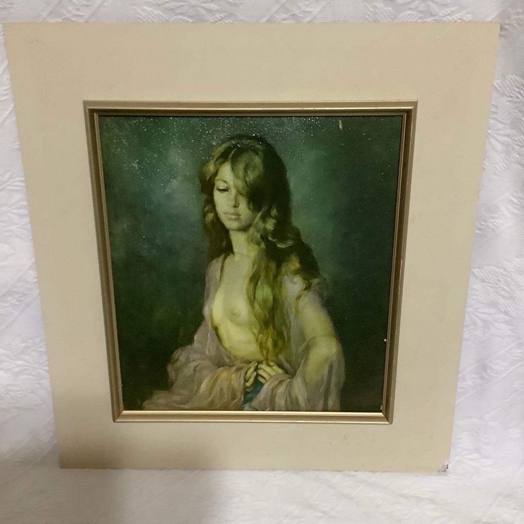 FRANCISCO RIBERA フランシスコ・リベラ　油絵　裸婦画　サイン入り