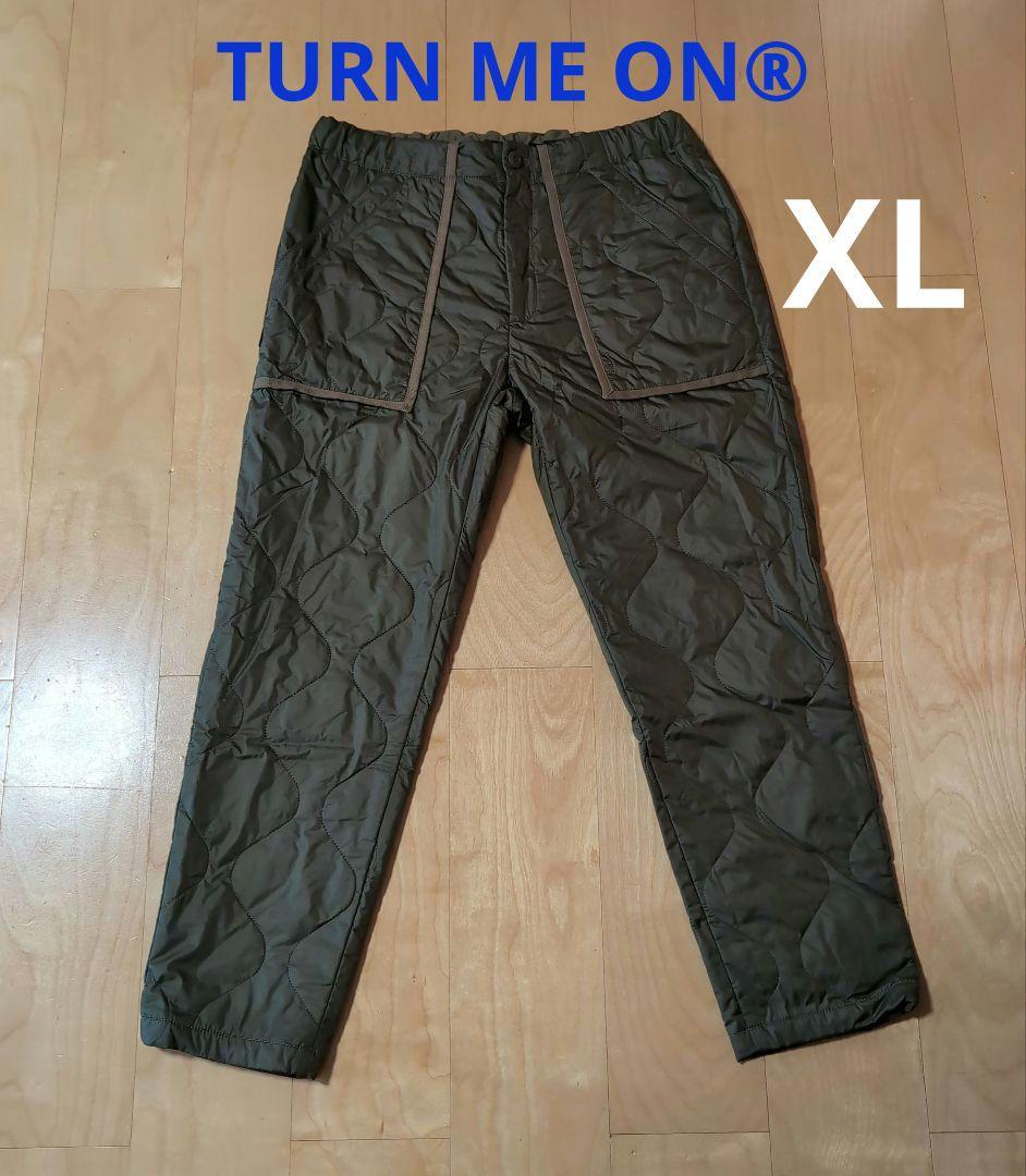 c*o様 TURN ME ON® キルティングイージーベイカーパンツ オリーブ