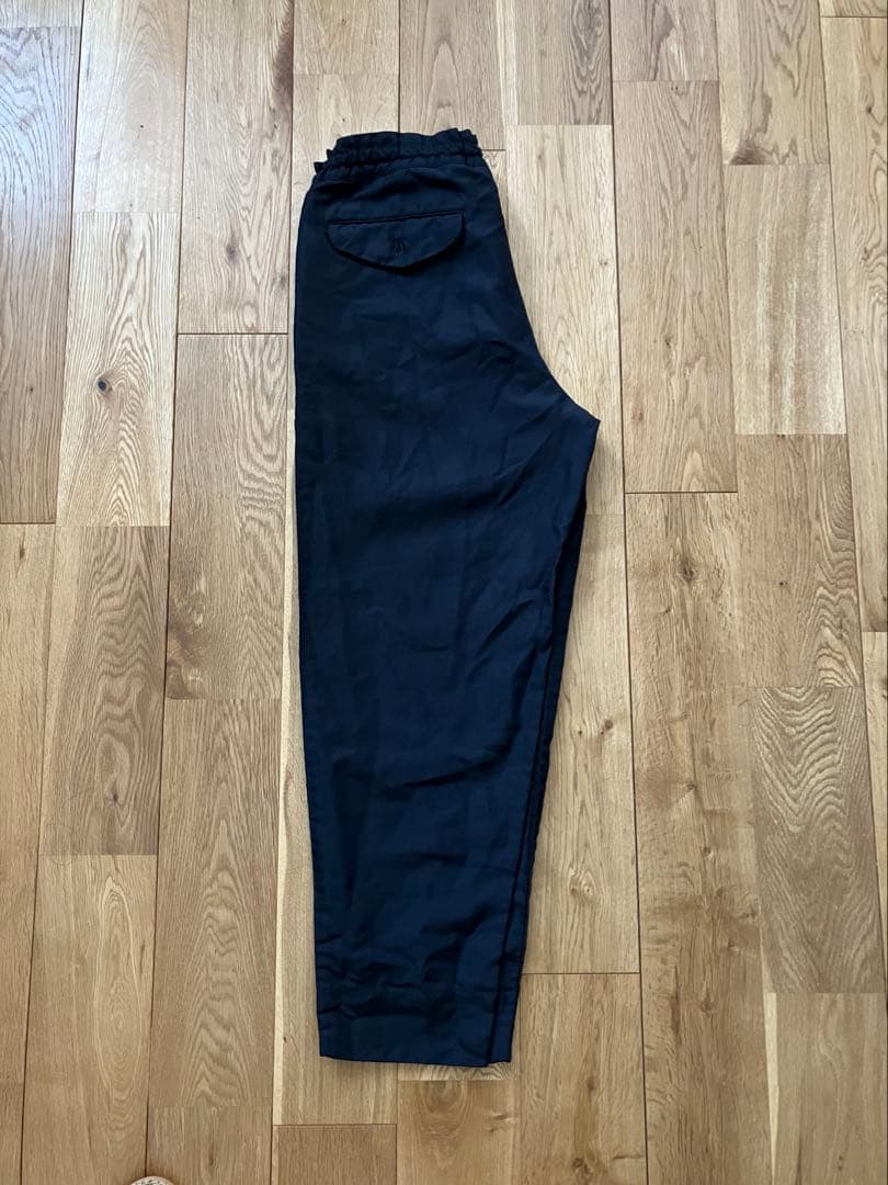 コムデギャルソン オム ドゥ ポリエステル縮絨イージースラックス