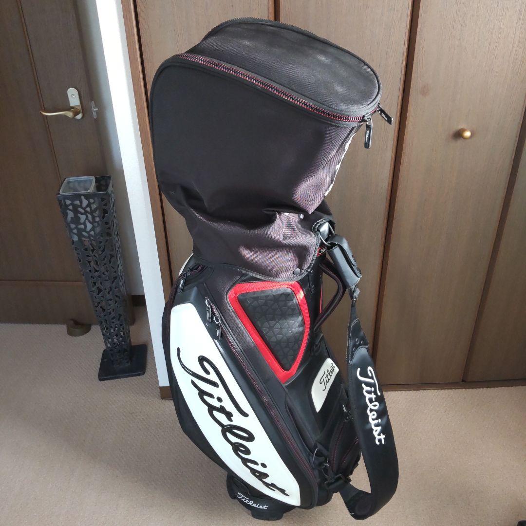 Titleist キャディバッグ ブラック/ホワイト/レッド