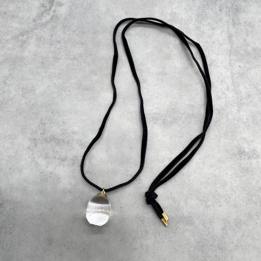 Baccarat バカラ☆タンタシオン K18 クリスタル ネックレス