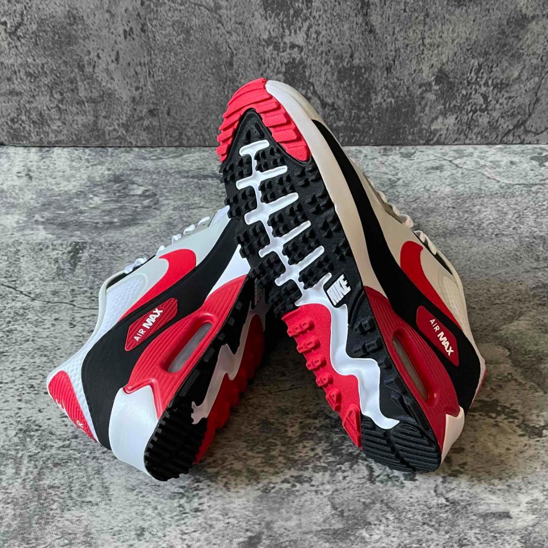 NIKE AIR MAX 90 G 赤 23.5 ナイキ エアマックス ゴルフ