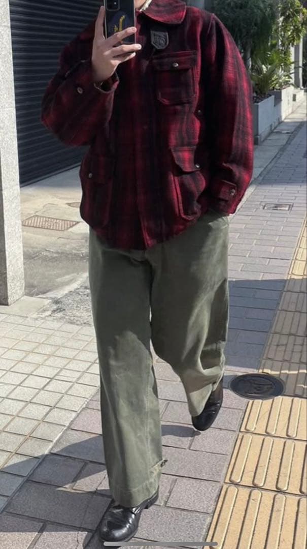 woolrich 40s ハンティングジャケット　チェック