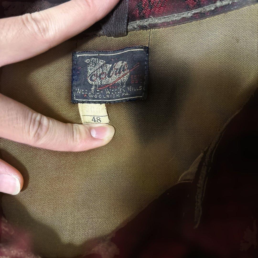 woolrich 40s ハンティングジャケット　チェック