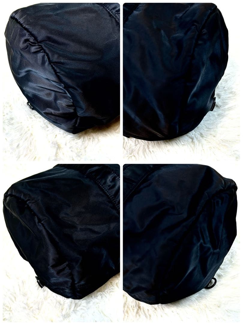 ポーター タンカー ドラムバッグ ボストンバッグ ブラック ナイロン 日本製 黒