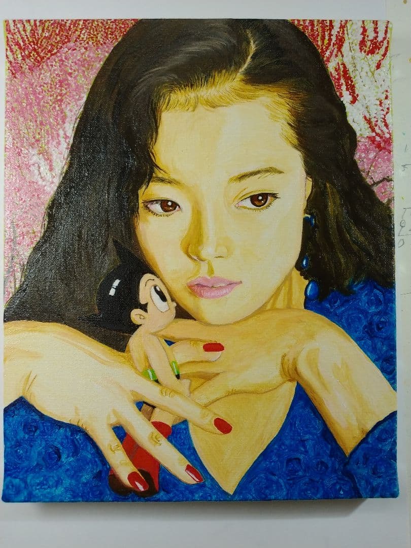 亀岡市八木町の梅林で人形に孤独つて素敵とつぶやく人