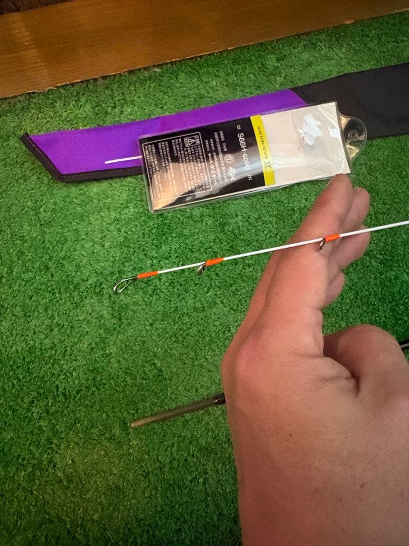 がまかつ ラグゼ スピードメタルX S66H-solidオモリグ用ロッド 超美品