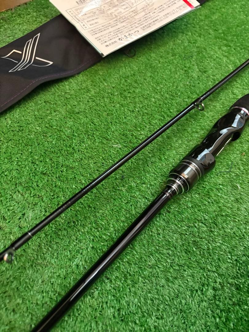 がまかつ ラグゼ スピードメタルX S66H-solidオモリグ用ロッド 超美品