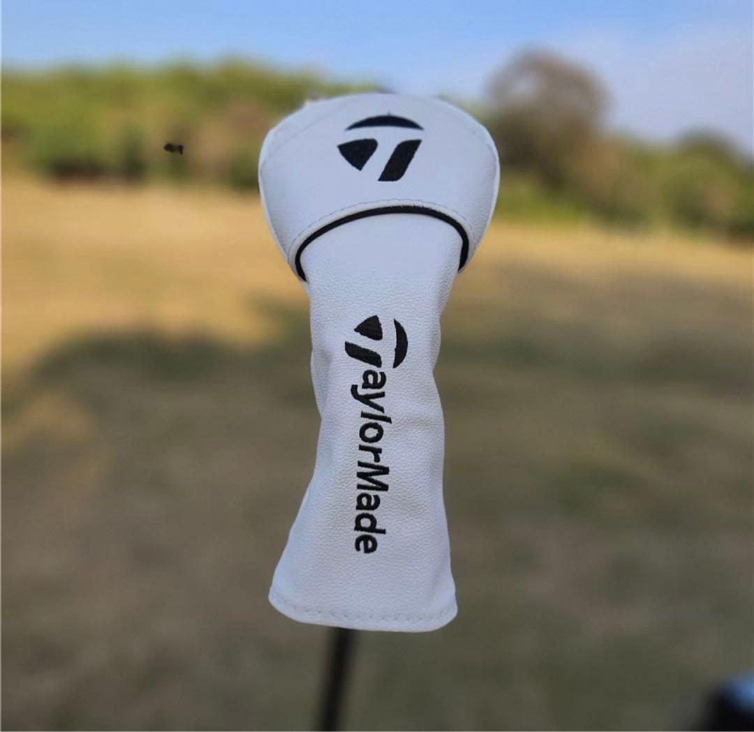 【新製品4点セット】テーラーメイドシンプルユニセックスゴルフクラブカバー 白色