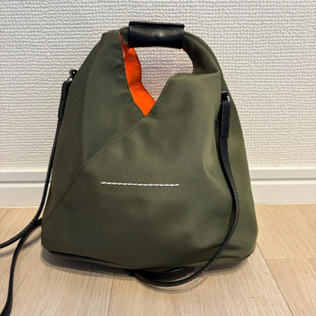 エム エム シックス メゾン マルジェラ MM6 ジャパニーズ 2way カーキ