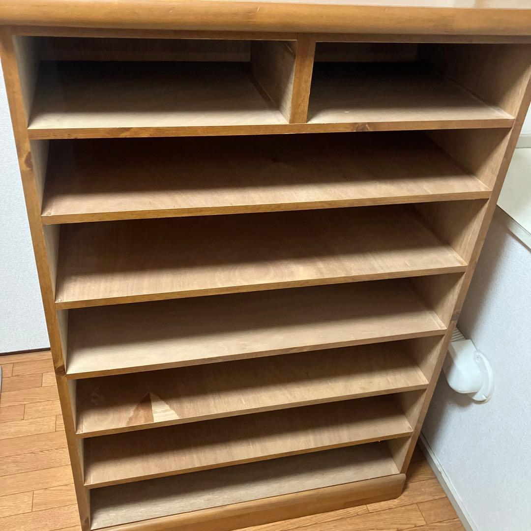 木製チェスト 8引き出し ナチュラルウッド