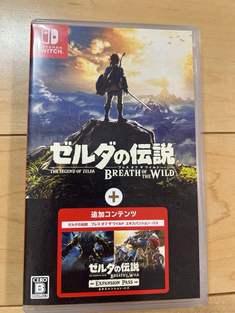 ゼルダの伝説　ブレスオブザワイルド+ エクスパンションパス　中古品