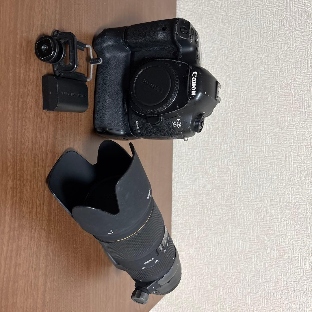 【ジャンク品】Canon 5d markiii バッテリーグリップ&レンズ付き