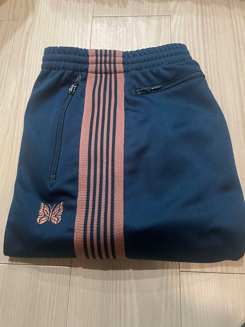 Needles トラックパンツ ティールグリーン M ストレート