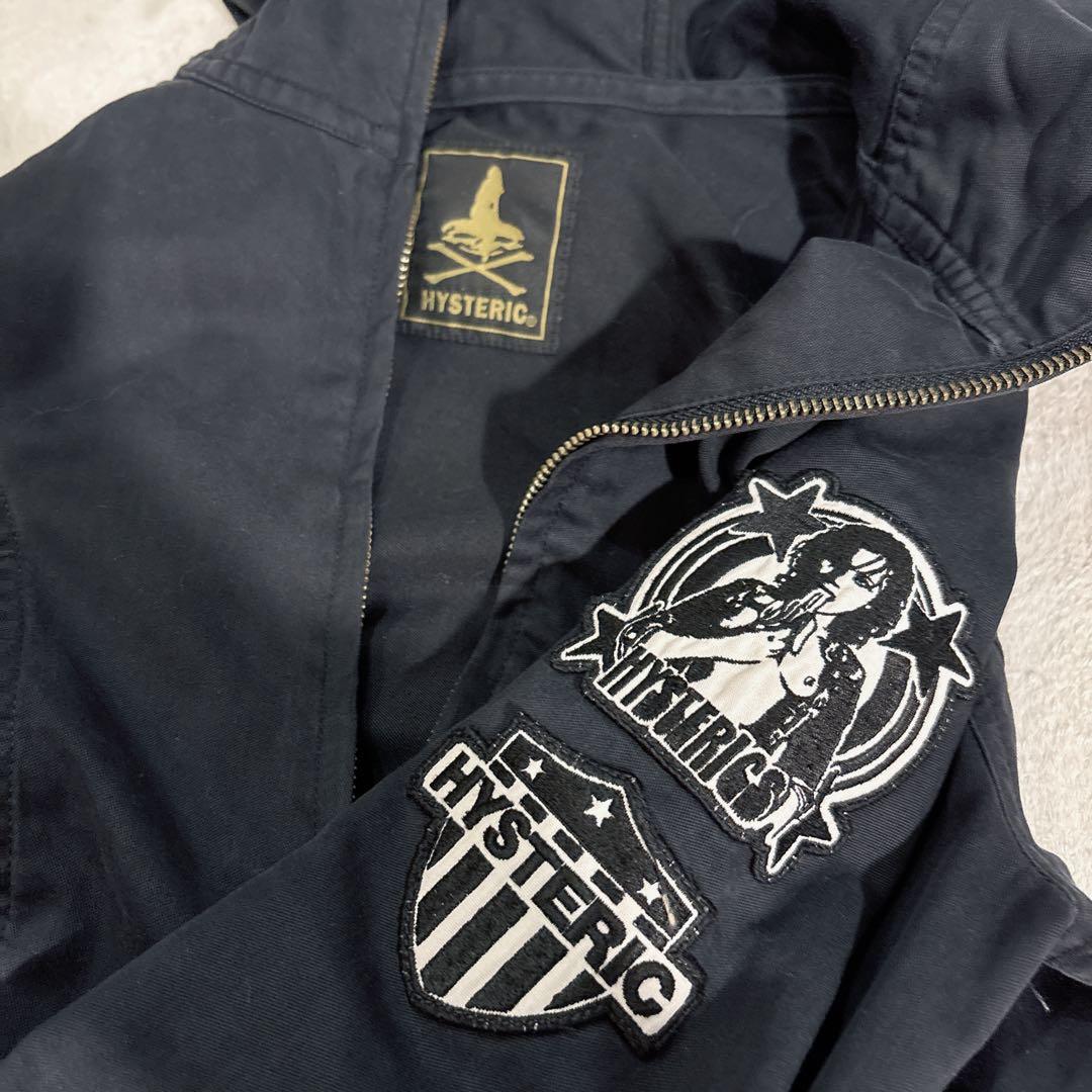 希少✨ヒステリックグラマー　コットン　ブルゾン　刺繍　日本製　hysteric