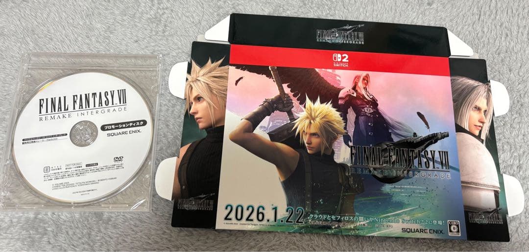 ファイナルファンタジー7 販促　告知　POP DVD プロモーションセット