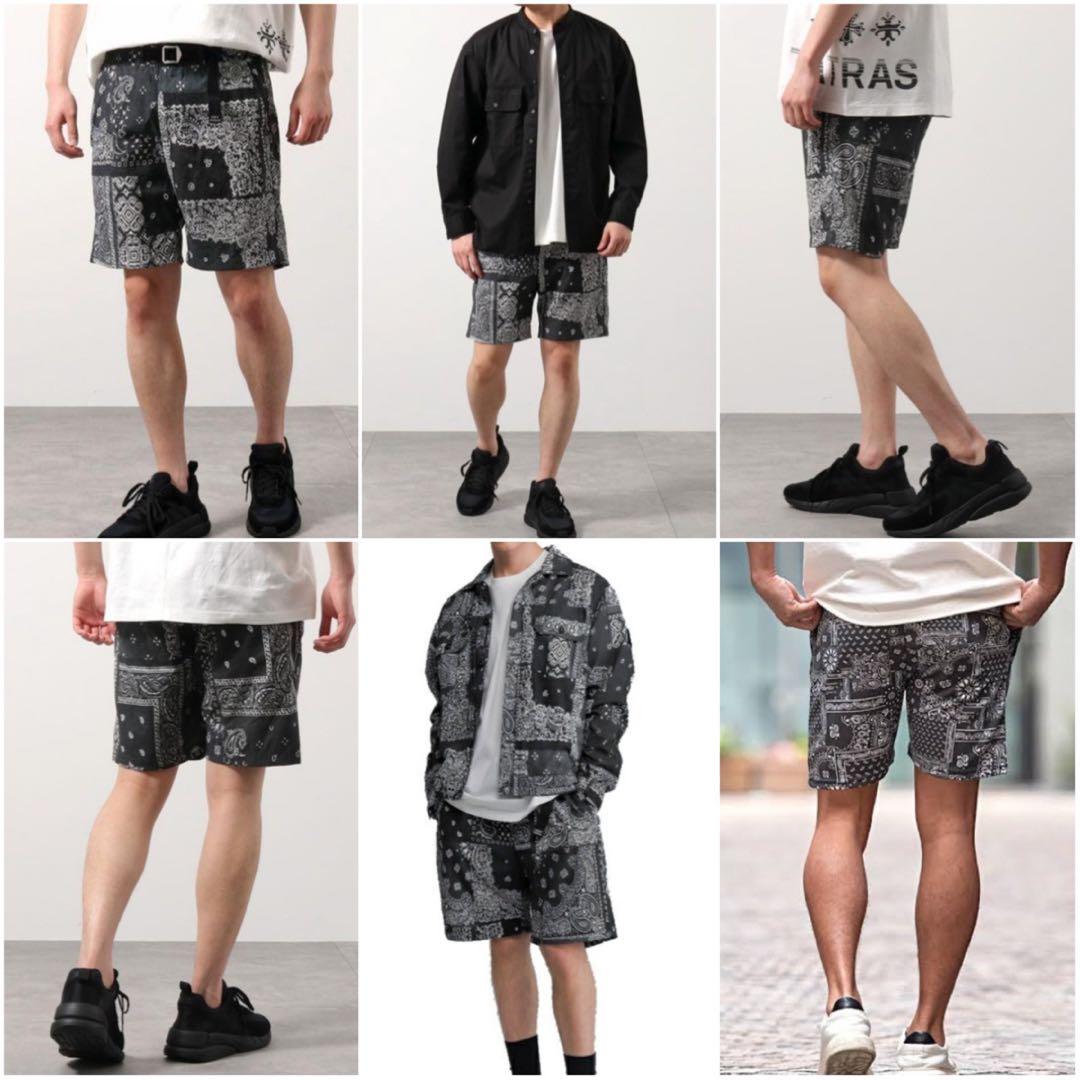 タトラス　TATRAS　RAPETO　ショートパンツ　ハーフパンツ　ペイズリー柄