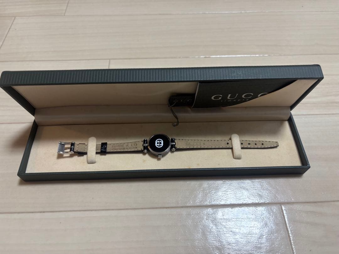 GUCCI レディース腕時計 2040L クオーツ シェリーライン レザーベルト