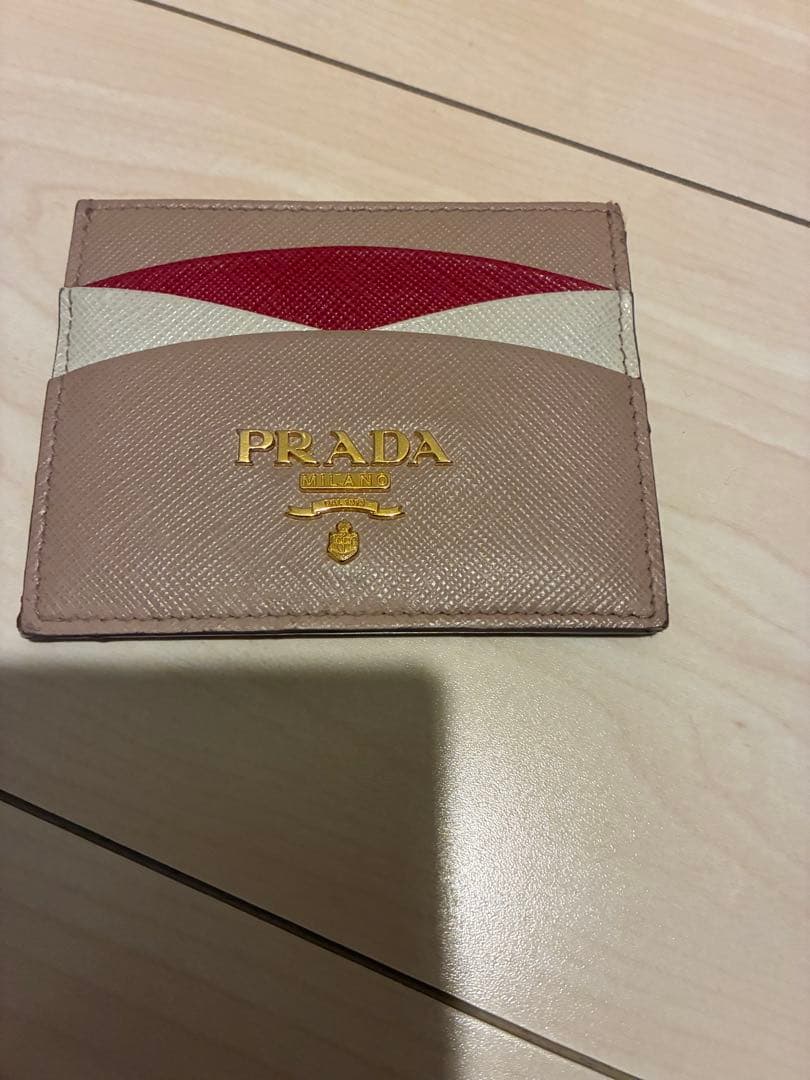 み*き様 PRADA パスケース　バイカラー