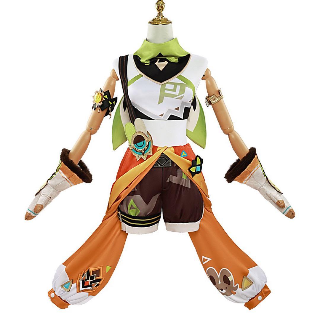 【即納フルセット】 原神 カチーナ コスプレ衣装+ウィッグ+靴