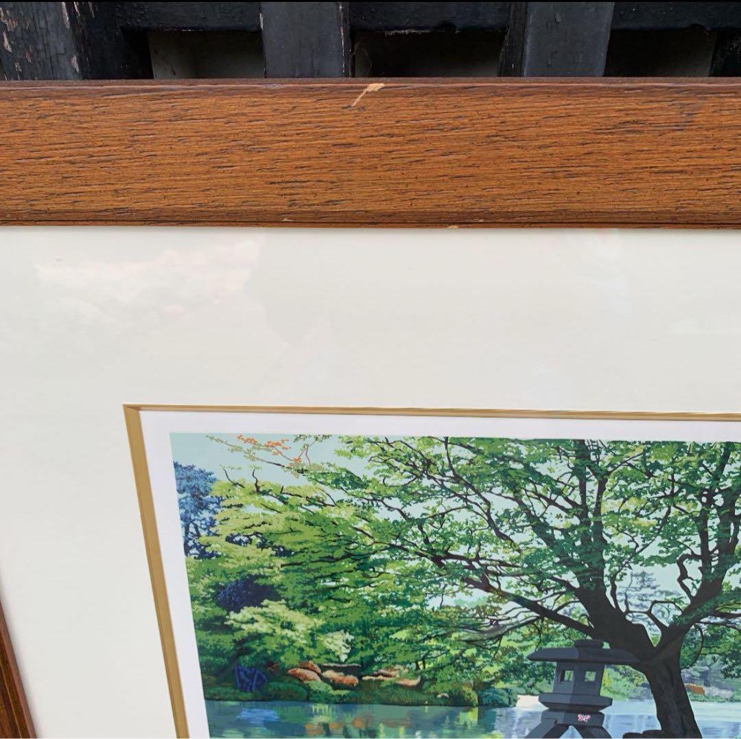 ヒロヤマガタ シルクスクリーン 兼六園 日本のエッセンス 版画　レア