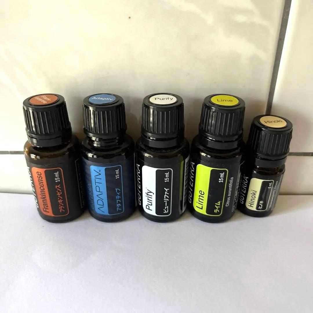 未使用！フランキンセンスなどエッセンシャルoil5本set15ml(7月末まで)